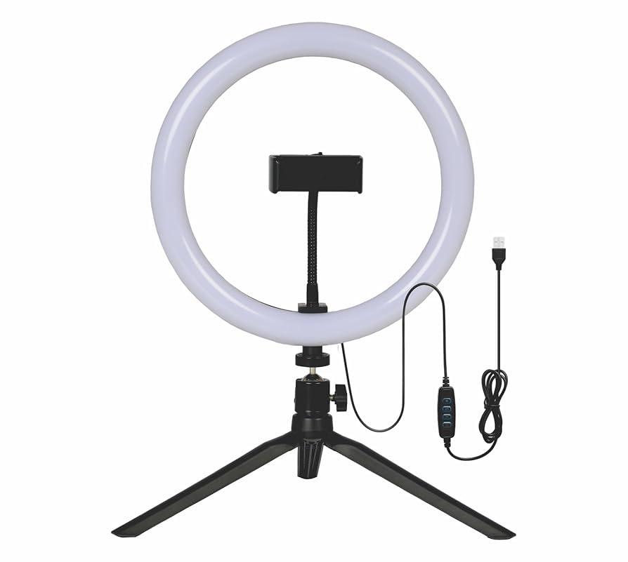 Ring Light with Tripod – Professional Lighting for Content Creators