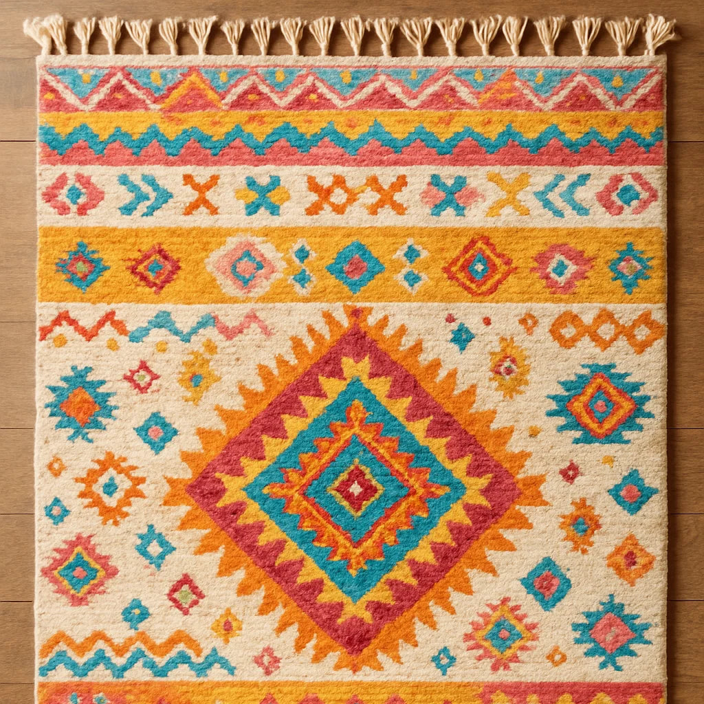 Boho Geometric Rug