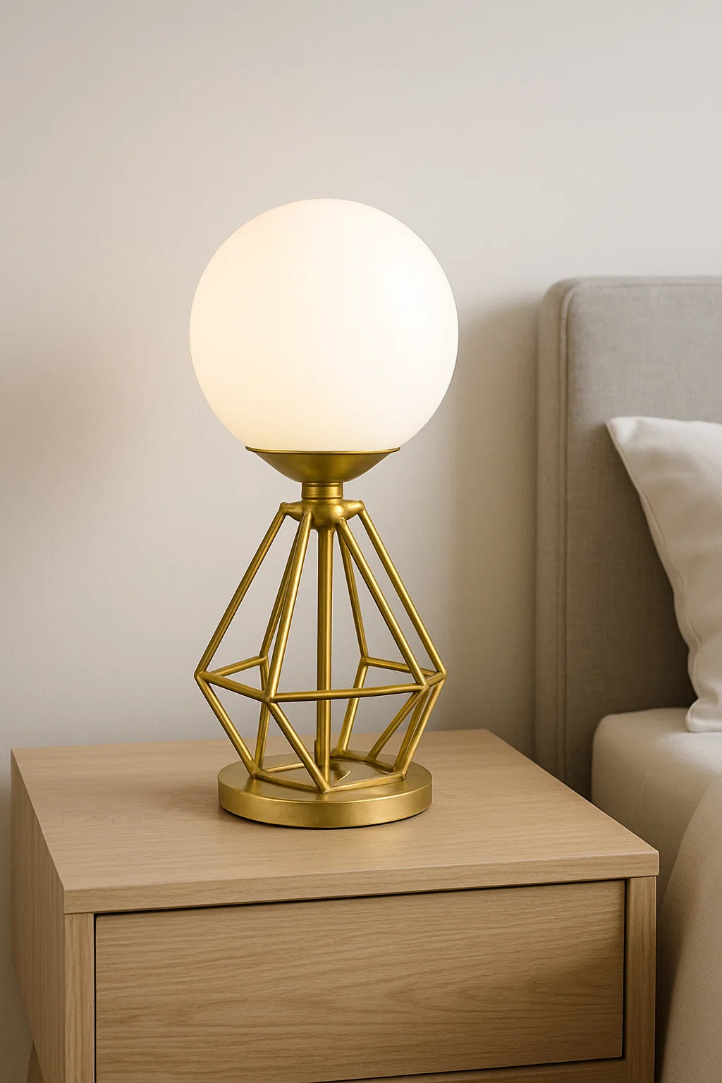 Gold Metal Table Lamp