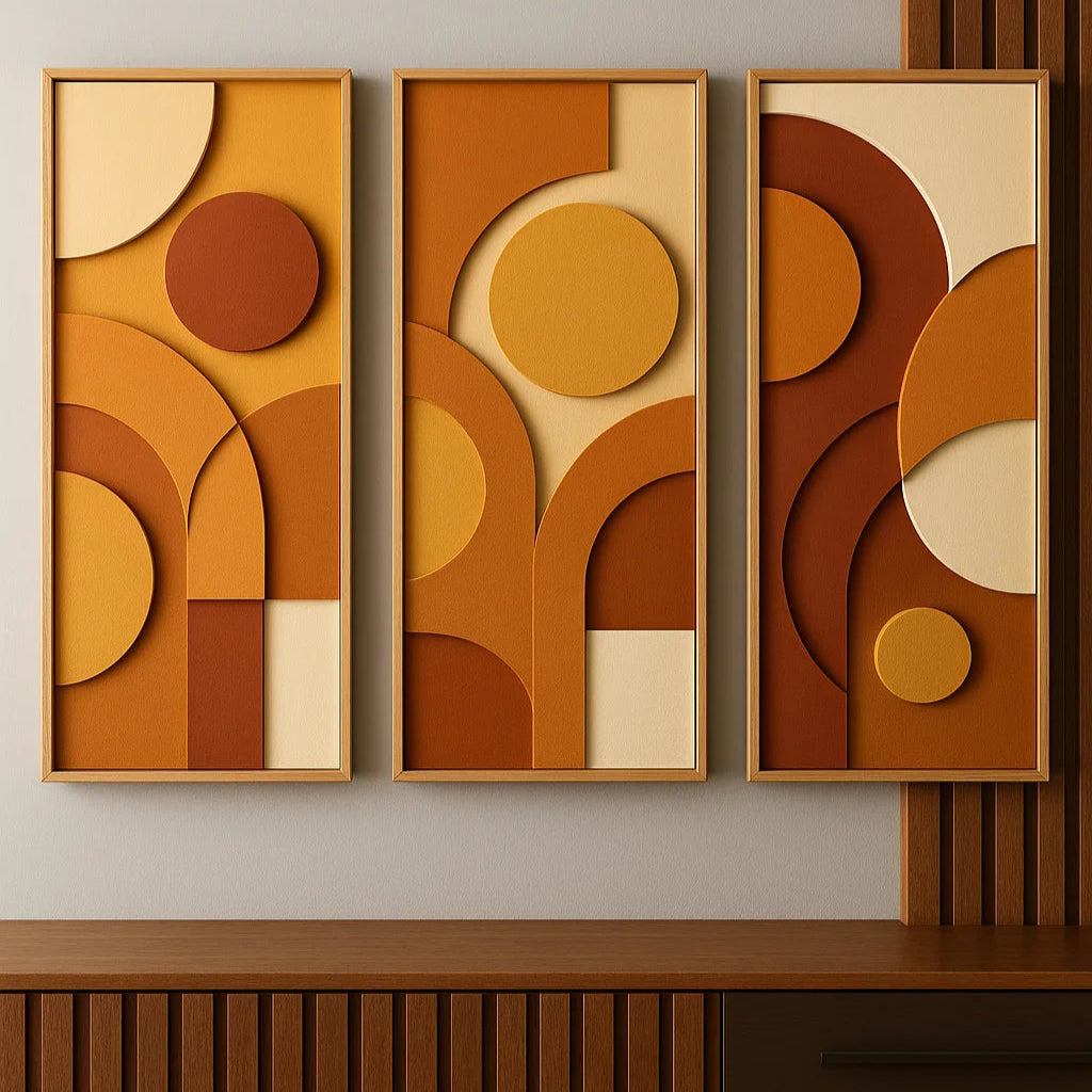 Abstract Wall Art Set (3 pcs)